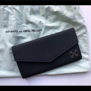 Brand New Off White SS19 Long Logo Wallet (Nylon)